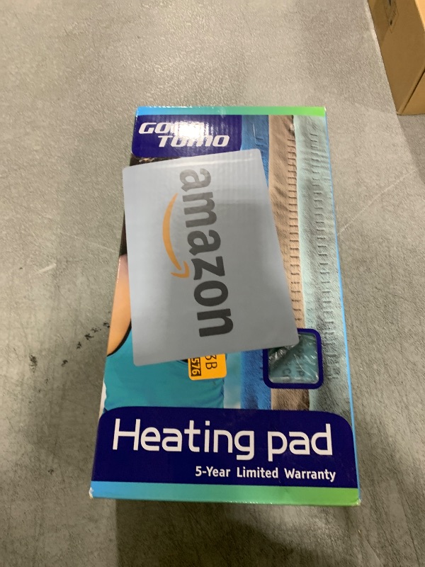 Photo 1 of Weighted Heating Pad Fast Heated Technology for Back/Waist/Abdomen/Shoulder/Neck Pain and Cramps Relief - Moist and Dry Heat Therapy with Auto-Off Hot Heated Pad by GOQOTOMO (12 * 24", Green)