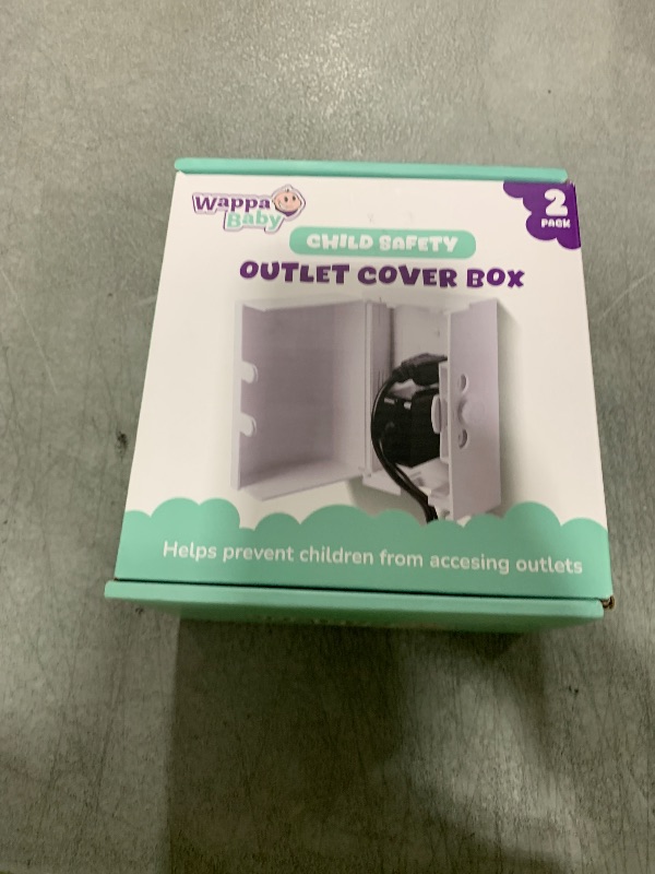 Photo 1 of Outlet Cover BOX Baby Proofing (2 Pack) Patented Dual-Lock for Much Better Toddler Proofing, Easier Operation, Simple 3 Step Install with Included Screws. Provides Extra Space Inside for Plugs (White)