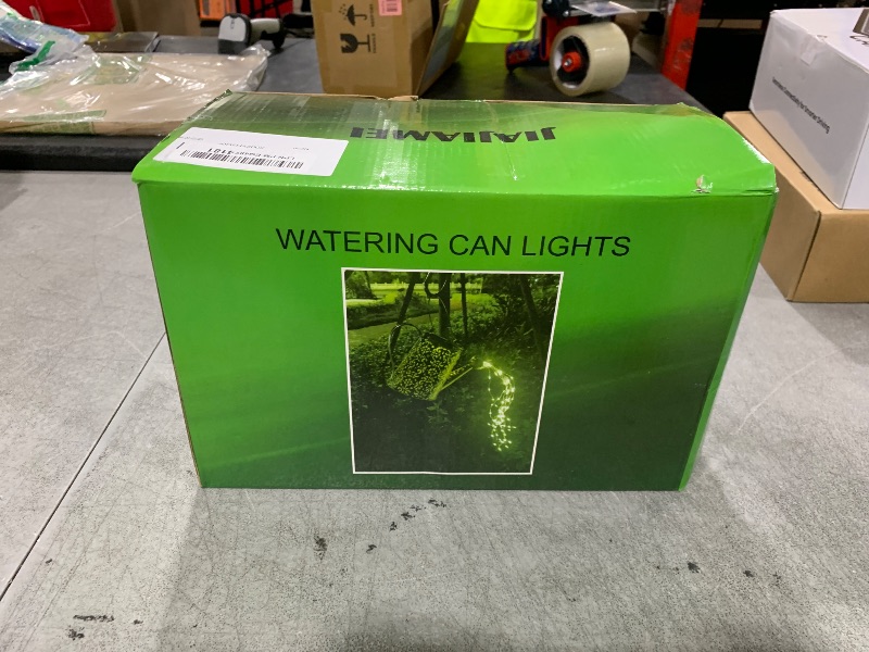 Photo 1 of Solar Lights Outdoor Garden Decor, Large Hanging Waterproof Watering Can Landscape Lights Outside Decorations for Yard Front Porch Patio Backyard Gardening Gift for Mom Grandma Women Birthday
