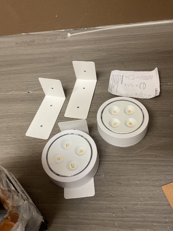 Photo 1 of 3Pcs Picture Light Battery Operated, Wireless Led Painting Light with Remote Dimmable and Timer, 3 Lighting Modes Art Display Light for Picture Frame Artworking Portrait, Wall Decorative Puck Lights