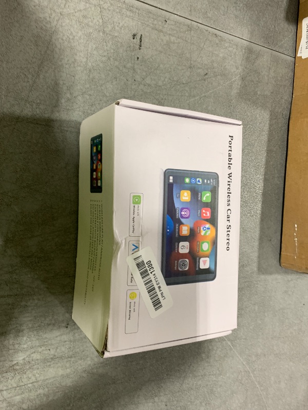 Photo 1 of VUKARUAL Wireless Apple Carplay and Android Auto Screen for Car, 7" HD Portable Touch Screen Car Stereo with Bluetooth, Backup Camera, Navigation, Mirror Link for All Vehicles