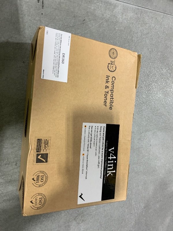 Photo 1 of v4ink Compatible Drum Replacement for Brother DR360 (1-Pack) Work with DCP7030 DCP7040 DCP7045 HL2120 HL2140 HL2150 HL2170 MFC7320 MFC7340 MFC7345 MFC7440 MFC7445 MFC7450 MFC7840 Printer (Not Toner)