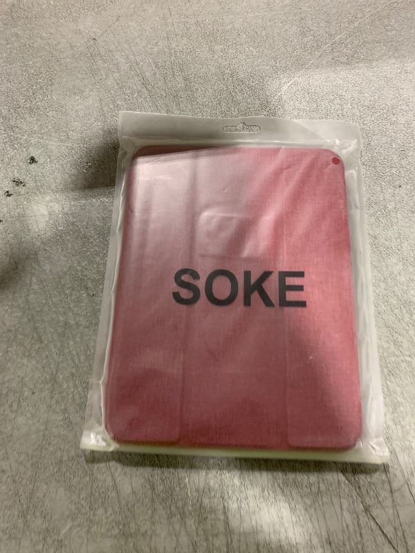 Photo 1 of Soke Case for iPad mini 7(A17 Pro) 2024/iPad Mini 6 2021 8.3 inch with Pencil Holder-[Pencil Charging + Auto Wake/Sleep], Soft TPU Back Cover for iPad mini 7th/6th Generation(Wine)