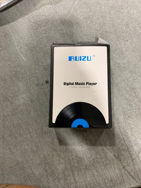 Photo 1 of RUIZU 64GB Clip MP3 Player with Bluetooth 5.3, Portable Music Player with Voice Recorder for Sport Running, FM Radio, Pedometer, A-B Repeat, Audio Video, Shuffle Playback, Support 128GB TF Card, Black