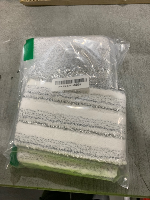 Photo 1 of Yicotira 4 Pack Mop Replacement Pads Compatible with Joymoop Flat Mop or Mop Bucket Set - Microfiber Flat Mop Pads for All 13" X 4.9" Squeeze Flat Floor Mop - Washable Mop Head Replacement
