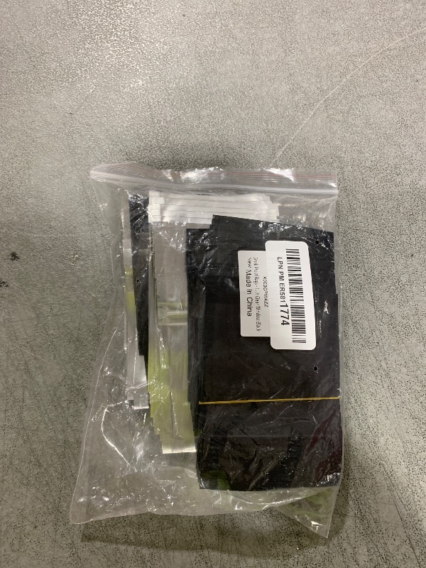 Photo 1 of 100 Pack Smell Proof Bags 3 x 4 Inch Resealable Mylar Bags Foil Pouch Flat Bag with Clear Window Black & Silver 