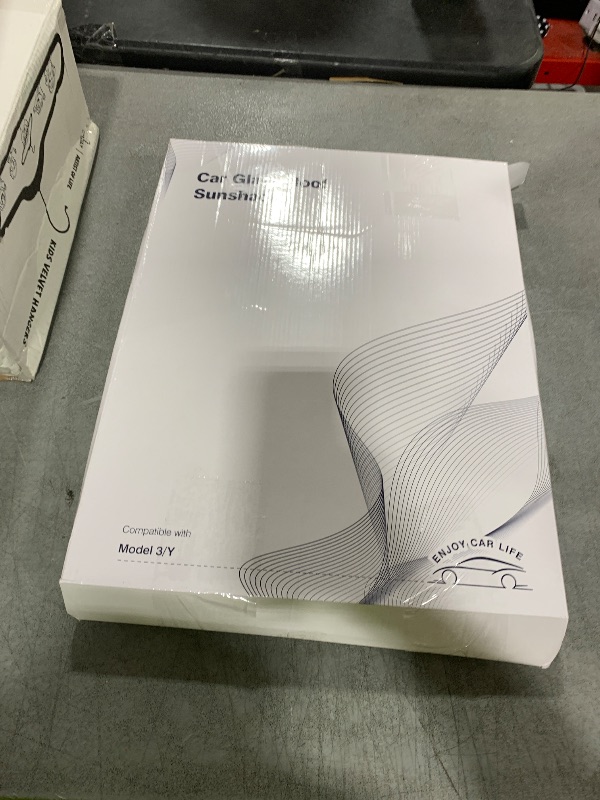 Photo 1 of REEVAA 2025 Upgrade Tesla Model Y New (Juniper) Sunshade Roof [No Gaps, No-Sagging] Tesla Y Accessories Heat Insulation Foldable Glass Sunroof Cover for Model Y Juniper 2025-2026, 2PCS, Gray