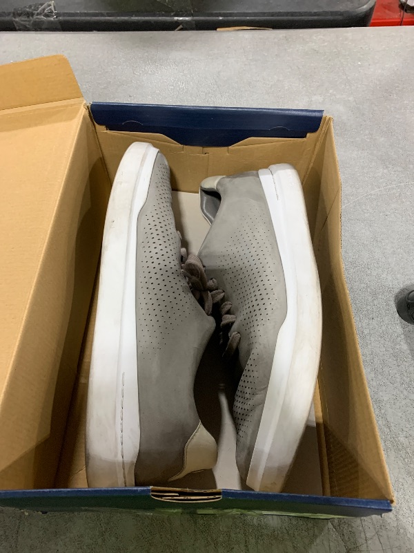 Photo 1 of Cole Haan Mens Grandpro Rally Laser Cut Sneaker, Ironstone/Optic White, 12-M US