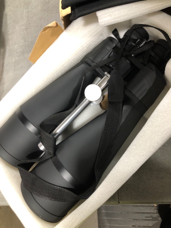 Photo 1 of ESSLNB 15-30X80 Zoom Astronomy Binoculars with Built-in Tripod Mount Giant Binoculars with Phone Adapter and Case for Bird Watching Hunting and Stargazing