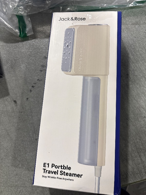 Photo 1 of Jack ? Rose Travel Steamer For Clothes,110-230V,0.9Ib Light,9 * 2.6in Small Mini Travel Size,Steamer Iron 2 in 1,15s Heat-Up,Ceramic Heat Panel,For Global ? Europe Traveling