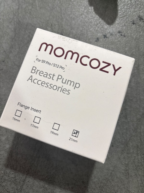 Photo 1 of Momcozy Flange Insert 21mm Compatible with 24mm Flange/Shield of Most Pumps, Insert for Breast Pump Replacement Accessories, 4PCS 21mm