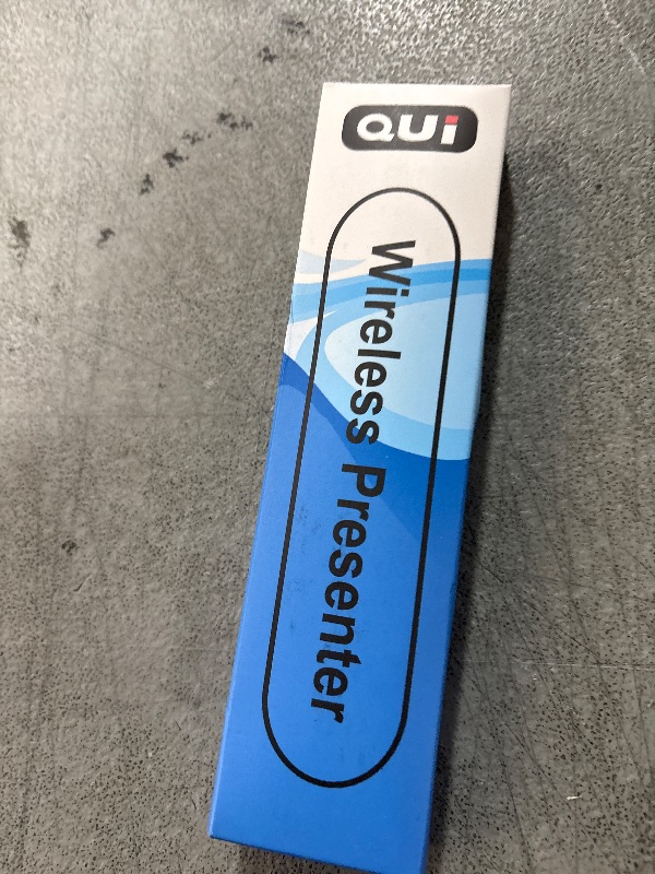 Photo 1 of QUI Presentation Clicker for PowerPoint, RF 2.4GHz USB Wireless Presenter Remote with Volume Control, PowerPoint Clicker Slide Advancer for Mac, Windows, Laptop, Keynote