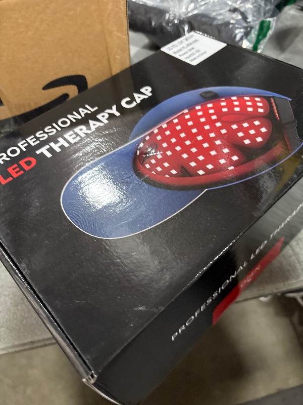 Photo 1 of Red Light Cap, Red Light Hat for Head, 630nm 850nm 940nm Infrared Light Cap Adjustable Size, and Pulse Mode