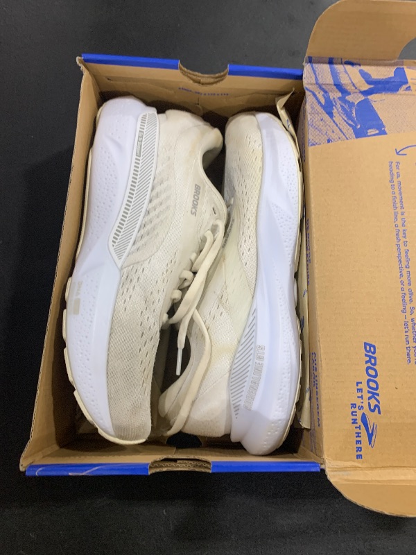 Photo 1 of Brooks Women’s Adrenaline GTS 24 Supportive Running Shoe - White/Oyster/Alloy - 8 Medium