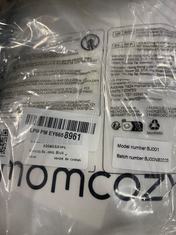 Photo 1 of Momcozy Baby Carrier AirMesh - The Perfect Summer Water Sling for Newborns to Toddler 8-35 lbs - Cooling, Breathable and Lightweight Baby Wrap, Nice for Summer, Pool, Beach, Swimming, Black