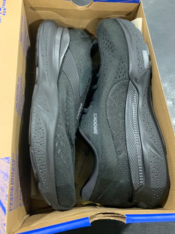 Photo 1 of Brooks Men’s Adrenaline GTS 24 Supportive Running Shoe - Black/Black/Ebony - 11 Wide