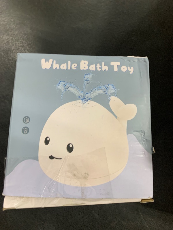 Photo 1 of Baby Bath Toys for Kids Ages 1-3, Whale Bath Toy Sprinkler Light up Bath Toys for Babies 6-12 Months, Water Pool Bathtub Toys Toddlers, Newborn Baby Birthday Gifts 1 Year Old Boy Toys