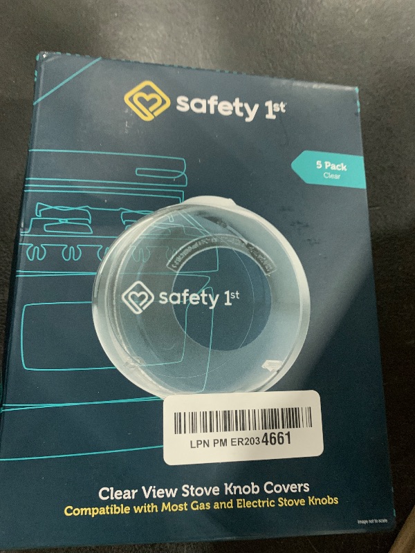 Photo 1 of Safety 1st Child Proof Stove Knob Covers, Clear View Stove Knob Safety Covers (Set of 5)