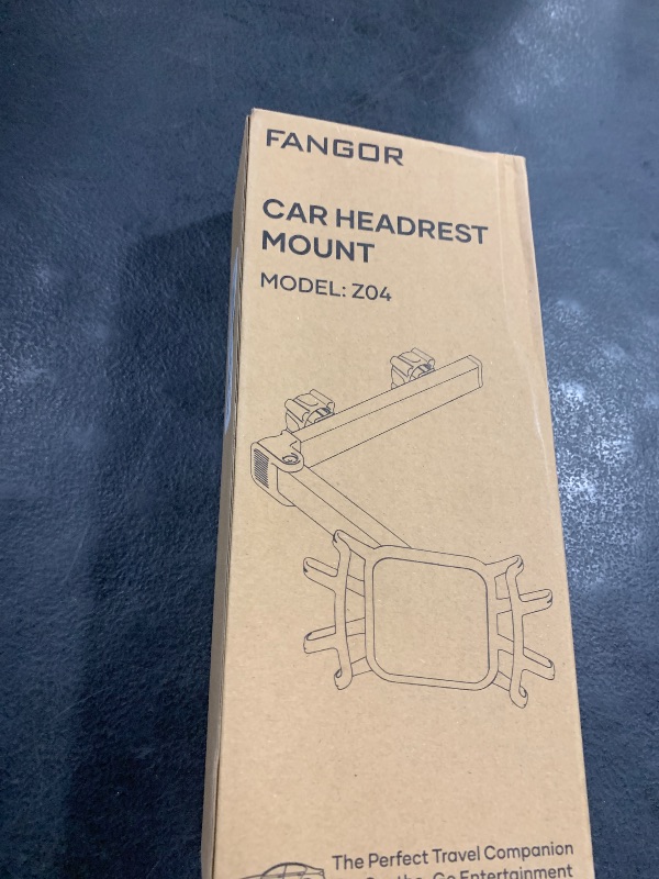Photo 1 of FANGOR Tablet Holder for Car - [3 in 1 Adjustable Extension Arm] Upgraded iPad Holder for car Backseat with Holding Net, Road Trip Essentials for Kids, for 7-10" iPad Pro, Air, Mini, Galaxy, Fire HD