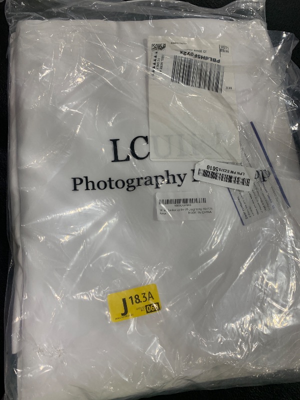 Photo 1 of LCUIRC 10x12ft White Backdrop for Photography, Polyester White Screen with 4 Clamps for Multiple Occasions