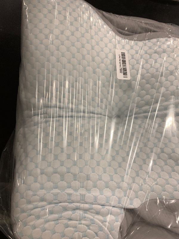 Photo 1 of Cervical Pillow for Neck Pain Relief - Ergonomic Pillow for Sleeping Side Sleeper Pillow for Adults, Contour Neck Pillow Cooling Memory Foam Pillows, Orthopedic Bed Pillow for Back Stomach Sleepers