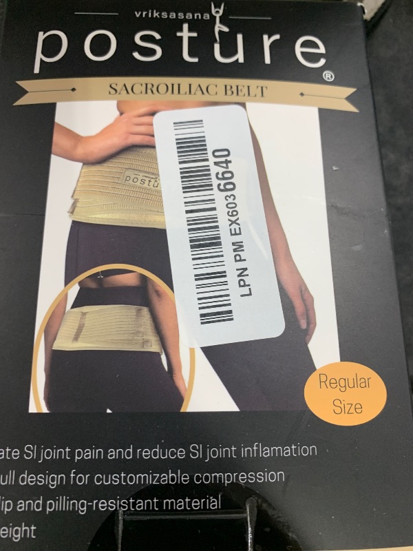 Photo 1 of Vriksasana Posture Sacroiliac Hip Belt for Women and Men That Alleviates Sciatic, Pelvic, Lower Back, Leg and Sacral Nerve Pain Caused by Si Joint Dysfunction| Trochanter Brace (Regular, Nude)