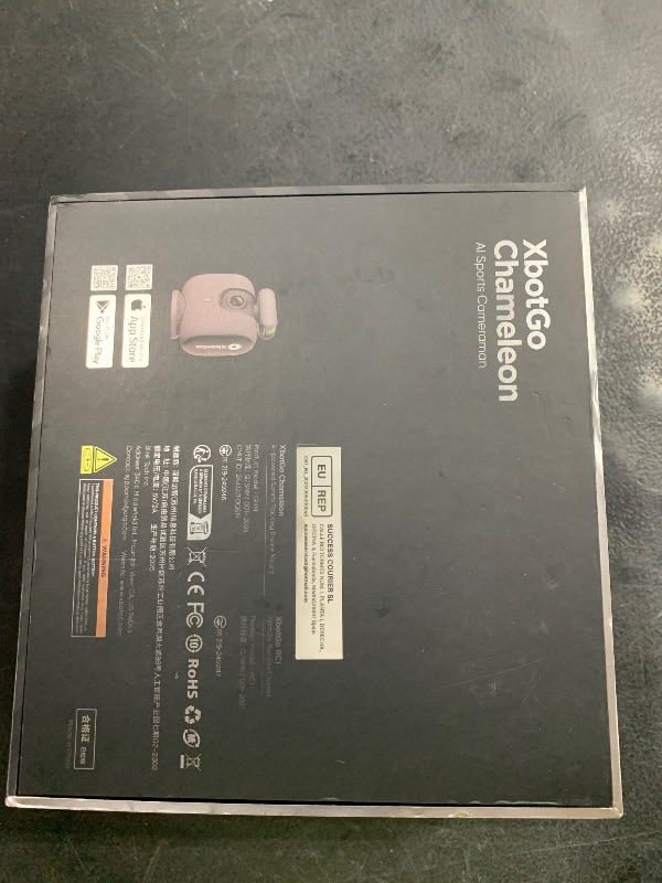 Photo 1 of XbotGo Chameleon AI Auto Sports Action Camera - 4K 60FPS Soccer Camera and Basketball Tracking Camera for Team Sports, Live Streaming, No Subscription, Works with iOS & Android (Lava Graphite)