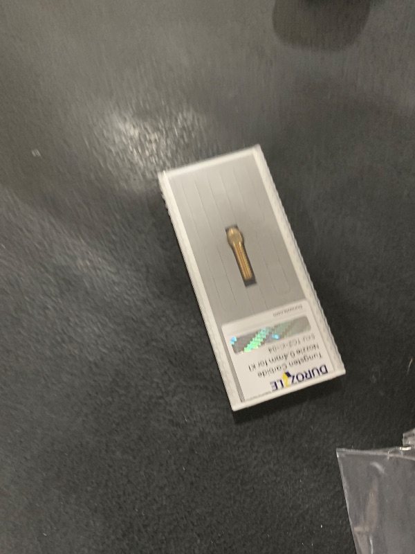 Photo 1 of DUROZZLE Tungsten Carbide Tip Nozzle 0.4mm for K1 / K1 Max/CR-M4 / CR-10 SE/Ender 3 V3 KE 3D Printer, High Thermal Conductivity Abrasion Resistance (K1/K1 Max, 0.4mm)