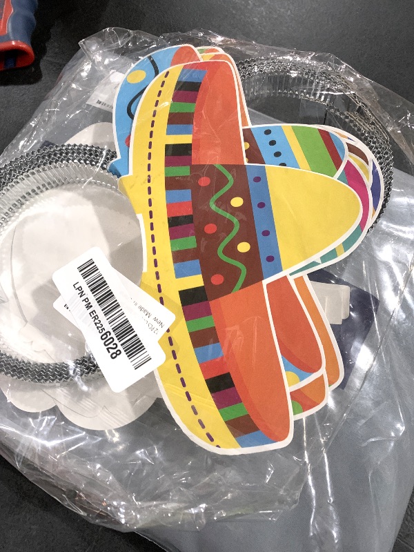 Photo 1 of 30Ct Mexican Hanging Swirl Decorations,Mexican Themed,Cinco De Mayo,Fiesta,Taco Twosday Party Suppliesfor Girls,Boys,Kids Home,Classroom,Baby Shower