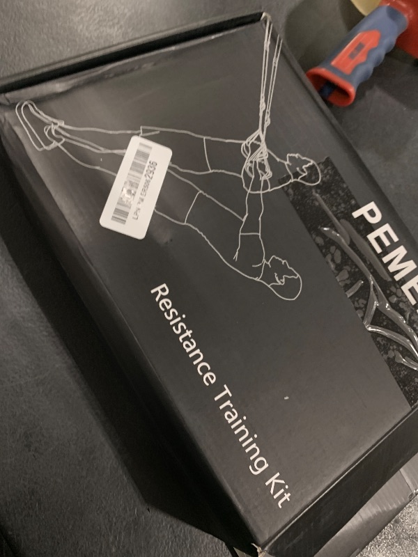 Photo 1 of Home Resistance Training Kit | Full-Body Workout with Suspension Trainer Straps, Door Anchor, Handles, and Carrying Bag | Complete Home Gym Equipment (Yellow)