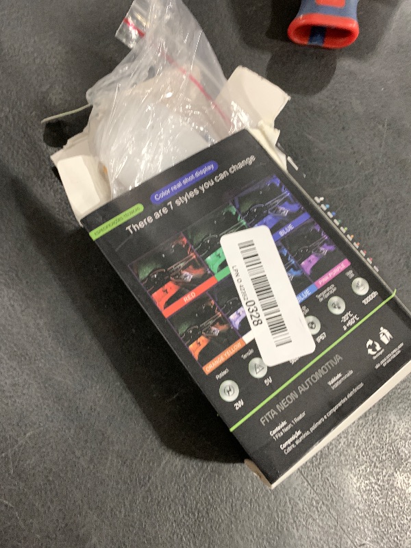 Photo 1 of Jushope Interior Car LED Strip Lights, RGB USB Ambient Lighting with Fiber Optic, EL Wire Car Accessories (2 in 1)
