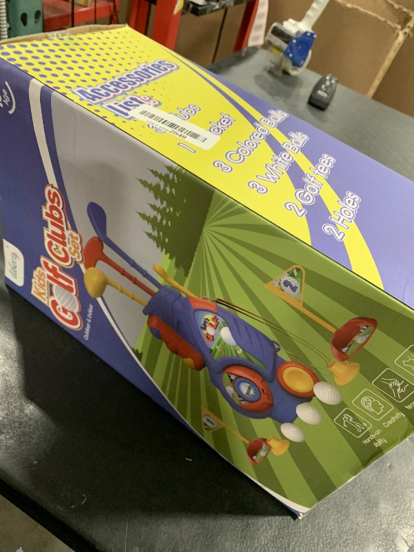 Photo 1 of Liberry Toddler Golf Set, Upgraded Kids Golf Cart with Unique Shoulder Strap Design, Indoor and Outdoor Golf Toys for Boys and Girls Aged 1-5 Years Old