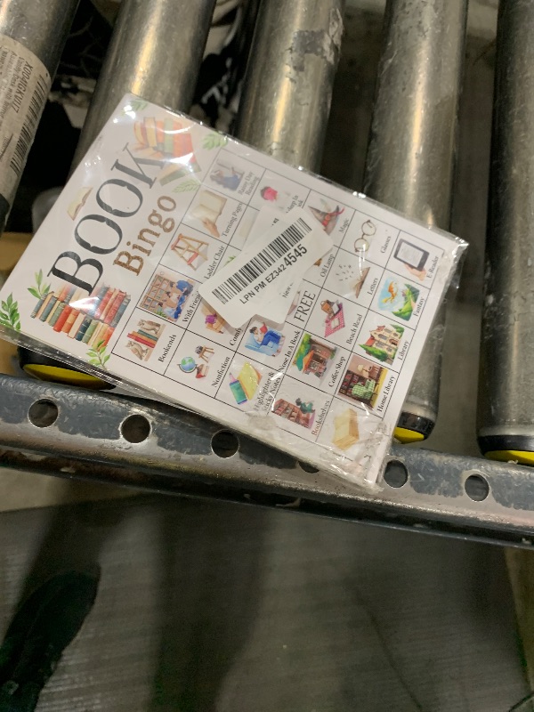 Photo 1 of Book Bingo Set - Adults Reading Challenge Game, Bingo Cards, Favors & Decor - 01