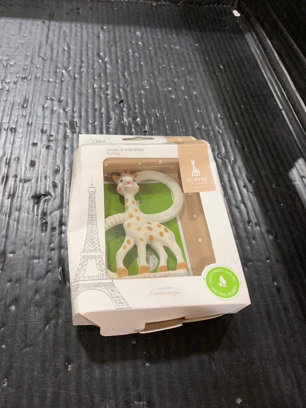 Photo 1 of Sophie la girafe Teething Ring | Made from Natural Rubber | Designed for Teething Babies | Awaken All 5 Senses | Easy to Clean