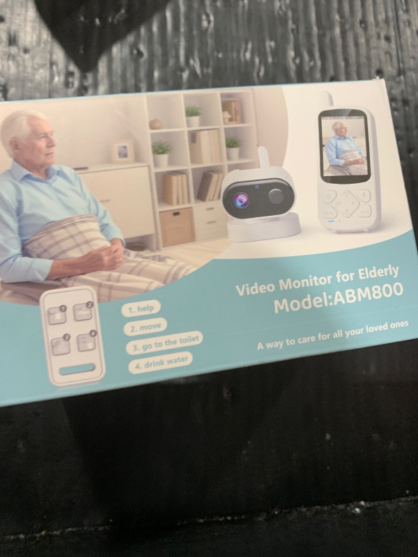 Photo 1 of Elderly Monitor with Camera and Audio, Call Button/2 Way Talk Room Monitors for Elderly, Med Reminder Temp Sensor Cameras for Elderly Monitoring, Senior Monitor Baby Monitors for Elderly Care/No WiFi