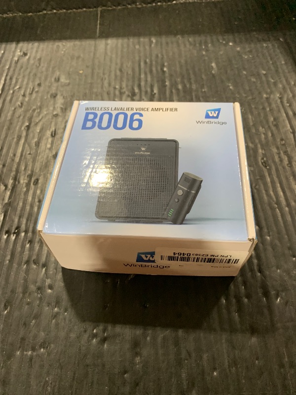 Photo 1 of Wireless Voice Amplifier with Bluetooth Lavalier Microphone, Professional Noise Reduction Portable Microphone with Speaker, Mini Megaphone with Clip on/Lapel Mic for Teachers Classroom Tour Guide B006
