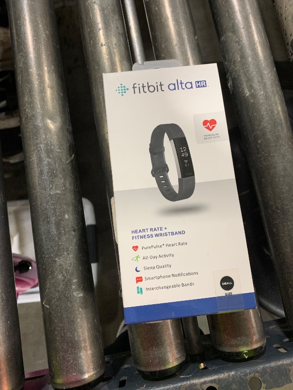 Photo 1 of Fitbit Alta HR, Black, Small (US Version)