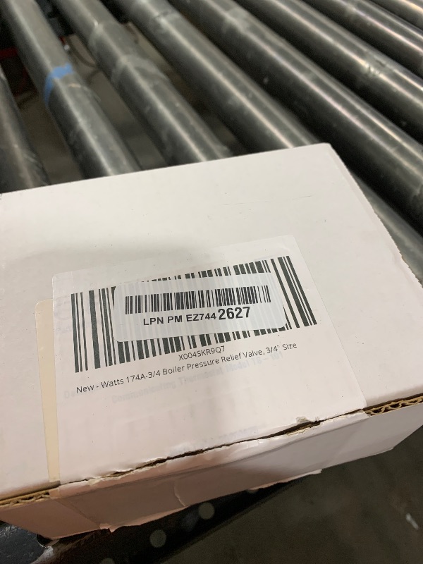 Photo 1 of Watts 174A-3/4 Boiler Pressure Relief Valve, 3/4" Size