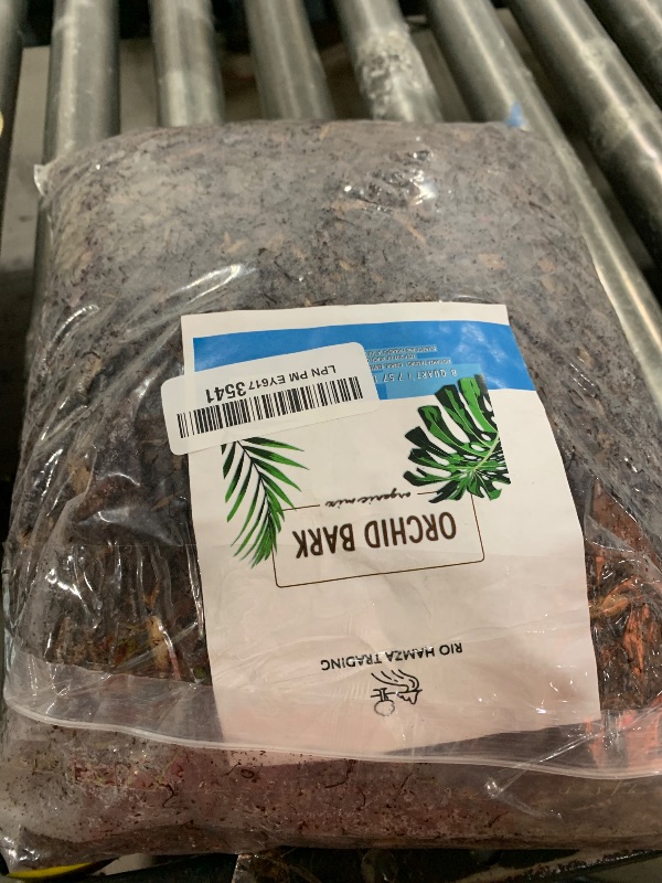 Photo 1 of 100% Organic Material All Natural Orchid Bark (8 Quarts), Long Lasting All Natural, High Flowering and Aeration for Orchid Plants, Vanda,Phalaenopsis, Cattleya and Houseplant Repotting