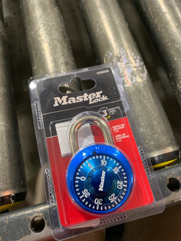 Photo 1 of Master Lock 1530DCM School or Gym Locker Lock Combination Padlock, Back to School Essential, Pack of 1 - Colors May Vary