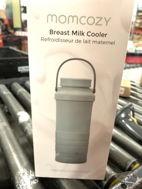 Photo 1 of Momcozy 22oz Portable Breast Milk Cooler for Outdoor, Life Saver with 360° Total Cooling for 24 Hours, Larger Capacity Travel Breastmilk Chiller with 2pcs Baby Bottles for Breastmilk Storage, Green