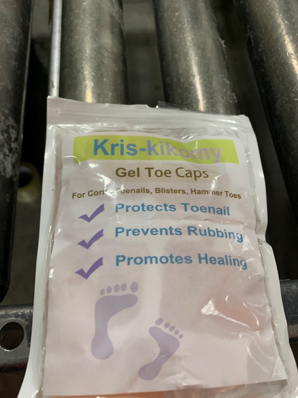 Photo 1 of 10 Pack Toe Cap and Protector- Silicone Toe Covers Cushions and Protects to Provide Relief from Missing or Ingrown Toenails, Corns, Blisters, Hammer Toes