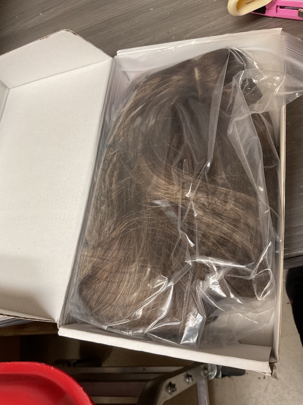 Photo 1 of 7JHH WIGS Honey Blonde Wig with Bangs Long Brown Wigs for Women,Layered Heat Resistant Synthetic Wigs for Daily Use
