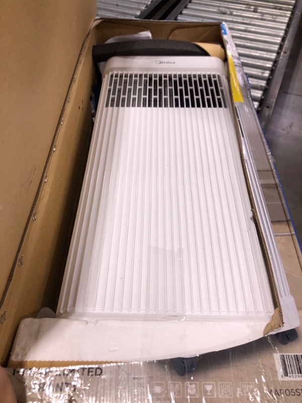 Photo 1 of Midea 8,500 BTU ASHRAE (5,000 BTU SACC) Portable Air Conditioner, Smart Control, Cools up to 150 Sq. Ft., with Dehumidifier & Fan mode, Easy- to-use Remote Control & Window Installation Kit Included