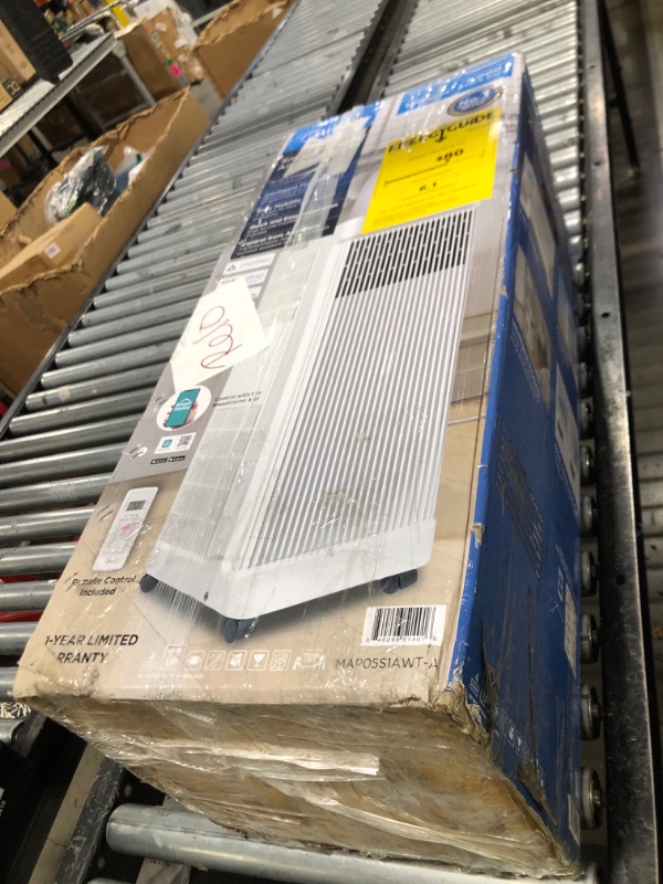 Photo 1 of Midea 8,500 BTU ASHRAE (5,000 BTU SACC) Portable Air Conditioner, Smart Control, Cools up to 150 Sq. Ft., with Dehumidifier & Fan mode, Easy- to-use Remote Control & Window Installation Kit Included