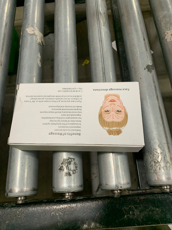 Photo 1 of Amirce Face Massager Roller Golden 3D Roller Electric Facial Roller and T Shape Facial Roller Massager Kit Face Rollers