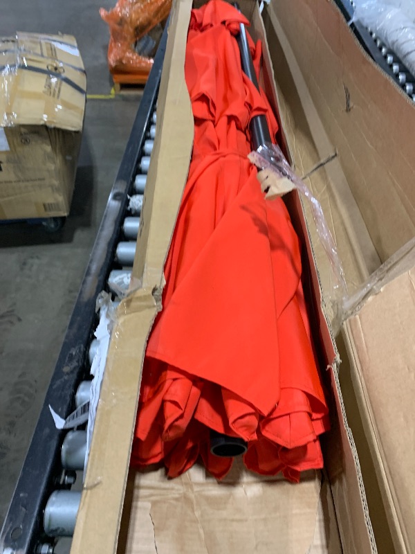 Photo 1 of large red umbrella