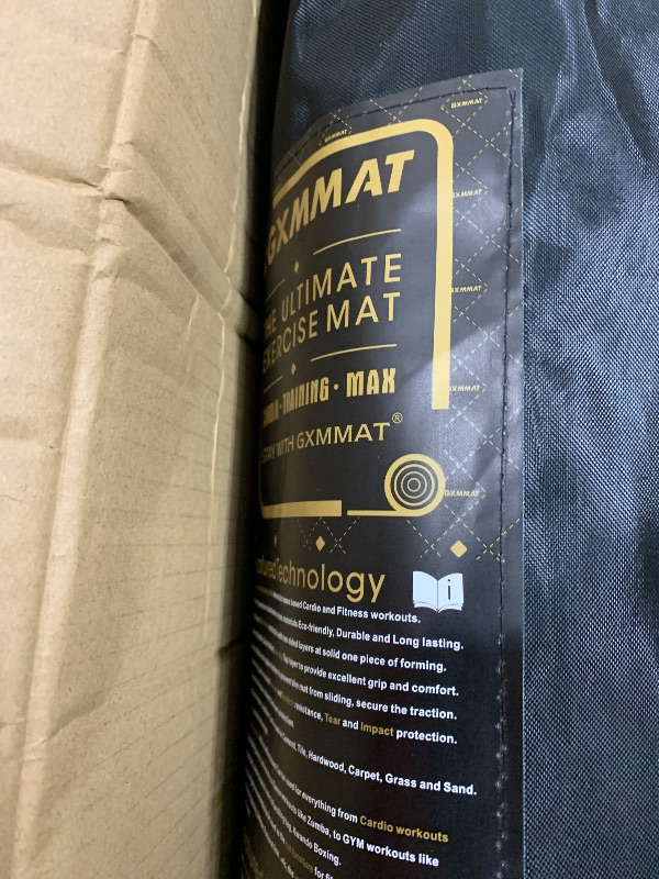 Photo 1 of GXMMAT Extra Large Exercise Mat 16'x6'/12'x6'/10'x6'/8'x6'(7mm), Extra Wide Workout Mats for Home Gym Flooring, Non-Slip Thick Durable Cardio Mat for MMA,Plyo,Jump Rope,Weights,Fitness,Shoe-Friendly