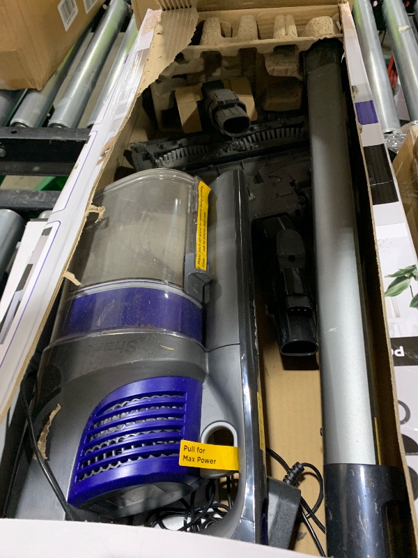 Photo 1 of Shark | Pet Cordless Vacuum Cleaner | LED Headlights | Removable Handheld Vacuum for Pet Hair | Crevice Tool & Pet Multi-Tool Included | 40min Runtime | For Carpet & Hard Floors | Grey | IX141