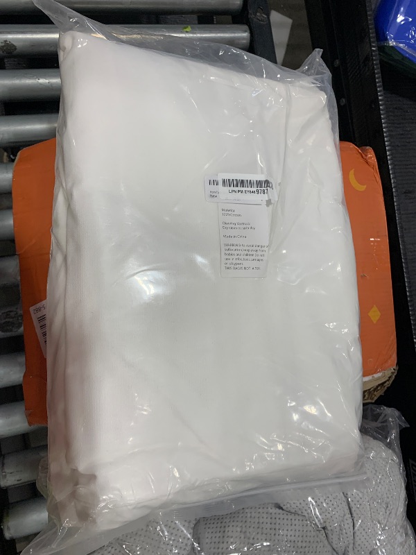 Photo 1 of HomeTown Market Heavy Cotton Ektorp Sofa Cover Replacement is Made Compatible for Ektorp Sofa Cover, 3 Seat Loveseat Or Armchair Slipcover Replacement (White Loveseat)